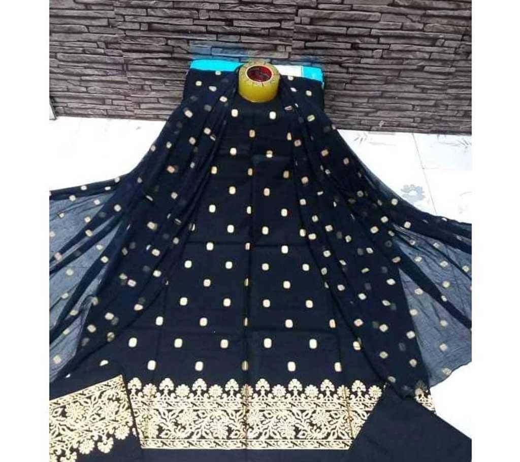 Afsan Printed Unstitched Cotton Salwar Kameez 