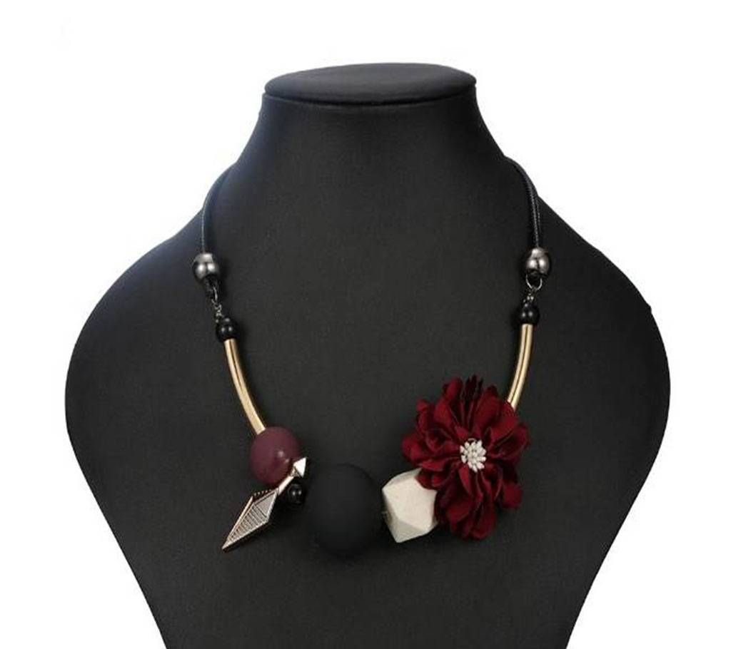Flower Necklaces & Pendants Wood Beads Necklace