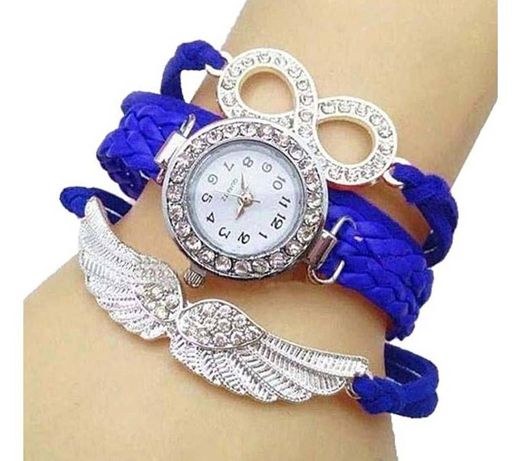 Ladies Bracelet Bird Watch- Blue