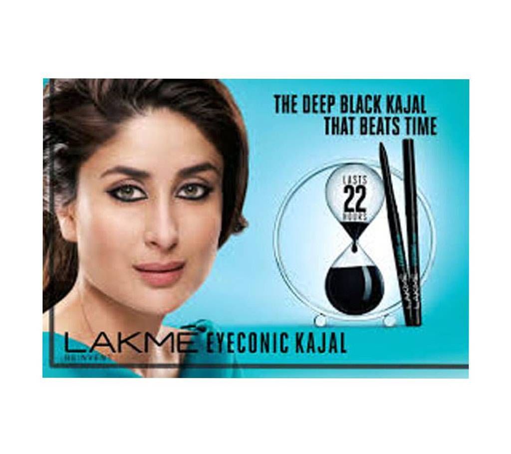 Original Lacme Eyeconic Kajal 0.35g Indian