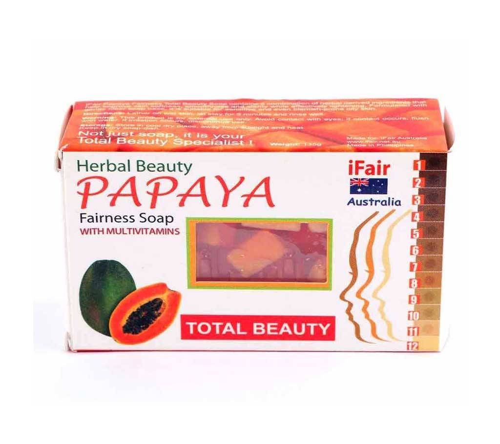 Papaya Fairness Soap With Multivitamins 130g - Australia 