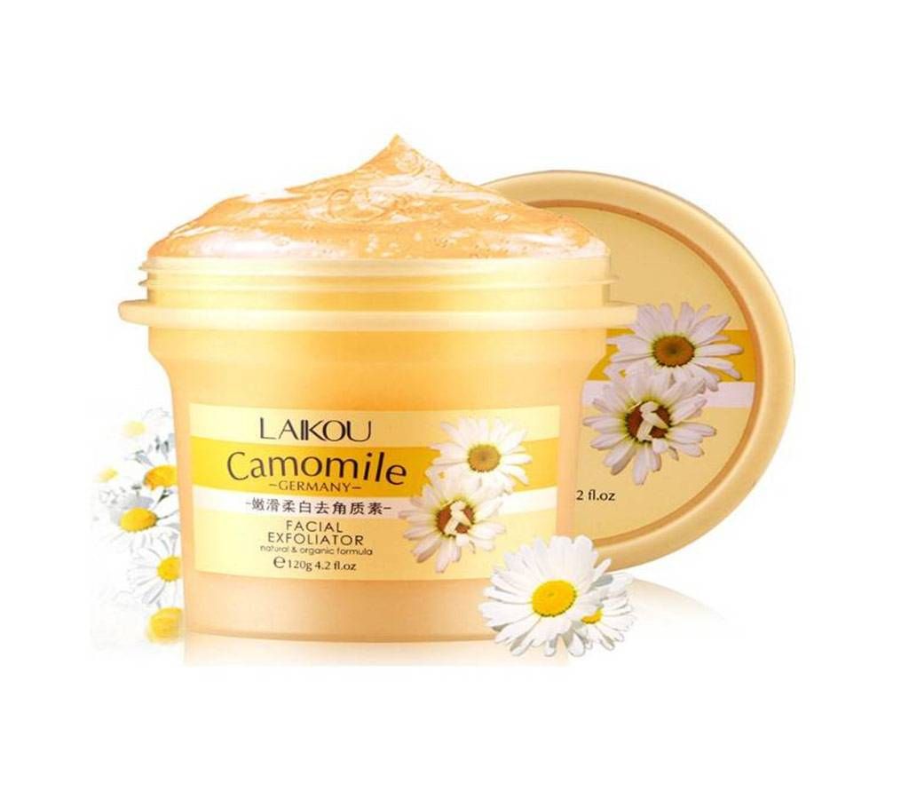 Laikou Camomile Facial Exfoliator, 120 gm, China