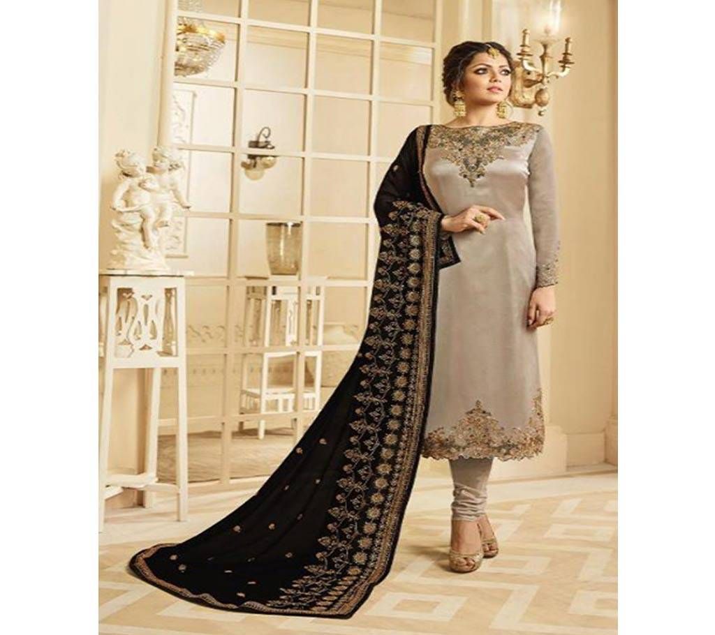 SATIN GEORGETTE SALWAR KAMEEZ CATALOGUE BY SURAT WHOLESALE DEALER