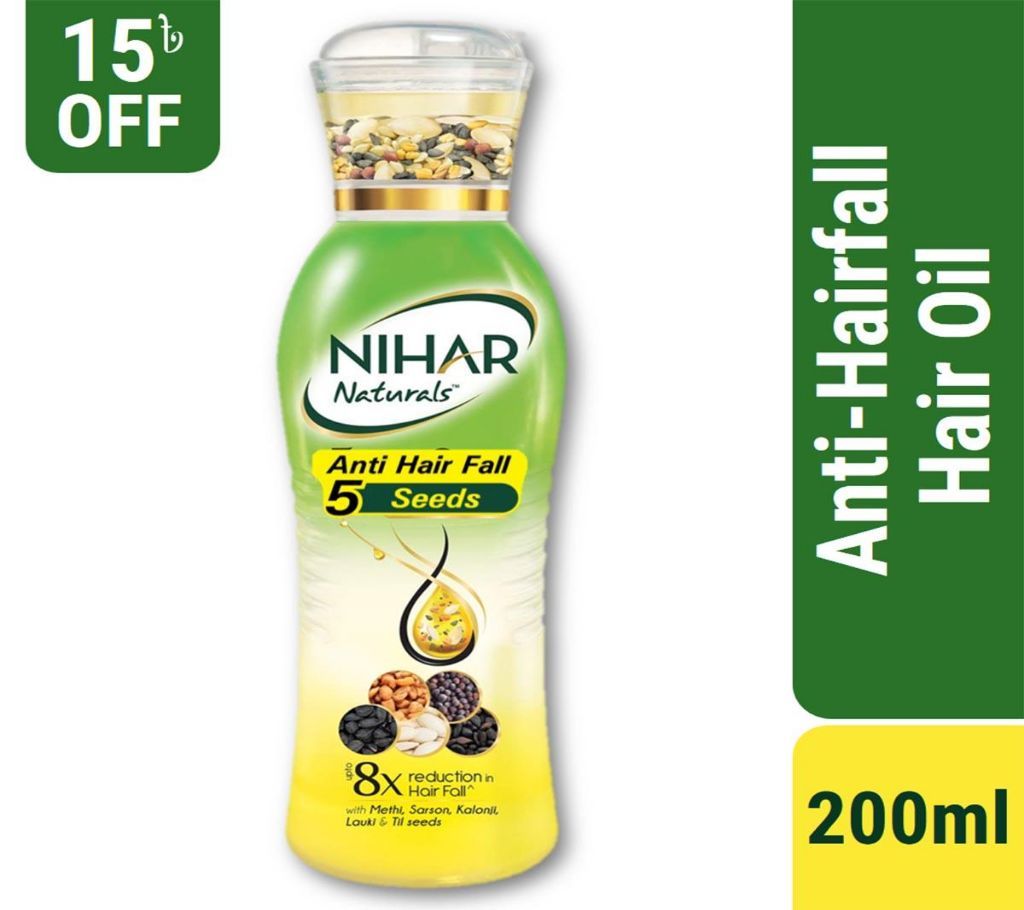 Nihar Anti Hairfall 5 Seeds Hair Oil 200ml