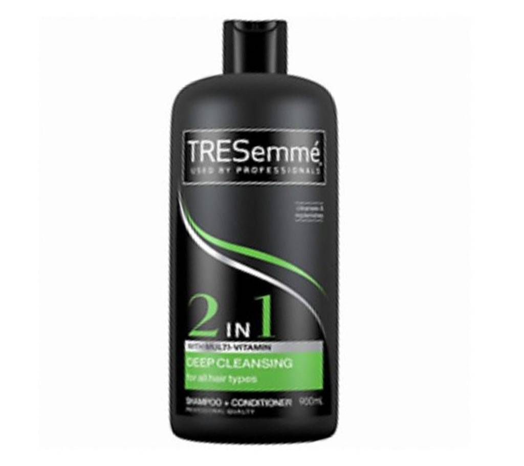 TRESemme 2-in-1 Shampoo plus Conditioner,Deep cleansing with Multi-Vitamin 900 ml (ImportedFrom Uk)