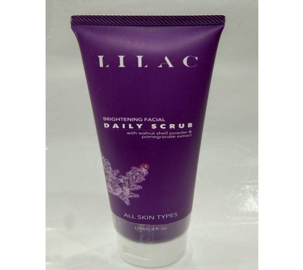 LILAC Brightening facial daily scrub all Skin types 120 ml  india