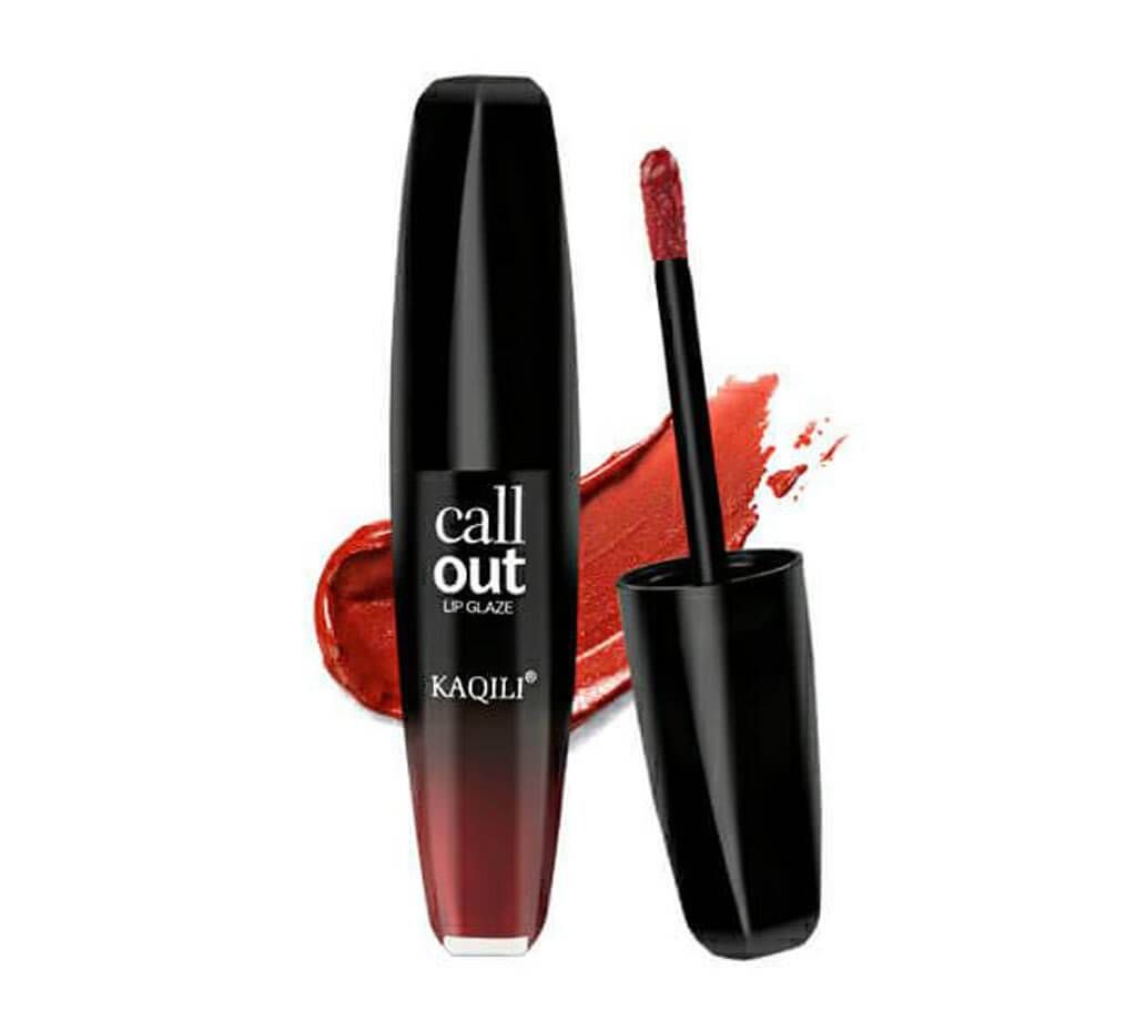 KAQILY CALL OUT LIP GLAZE AUNT RED-26.5gm-China 