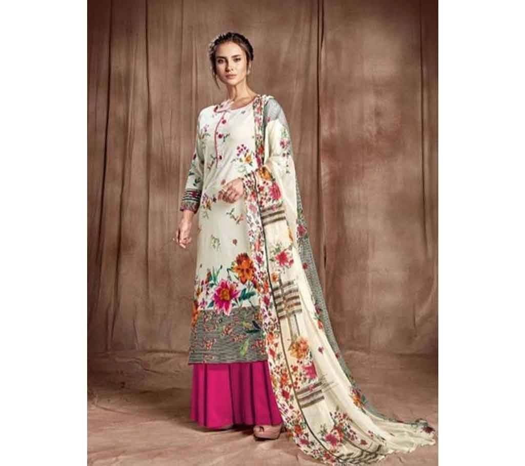 unstitched cotton slawar kameez for women  