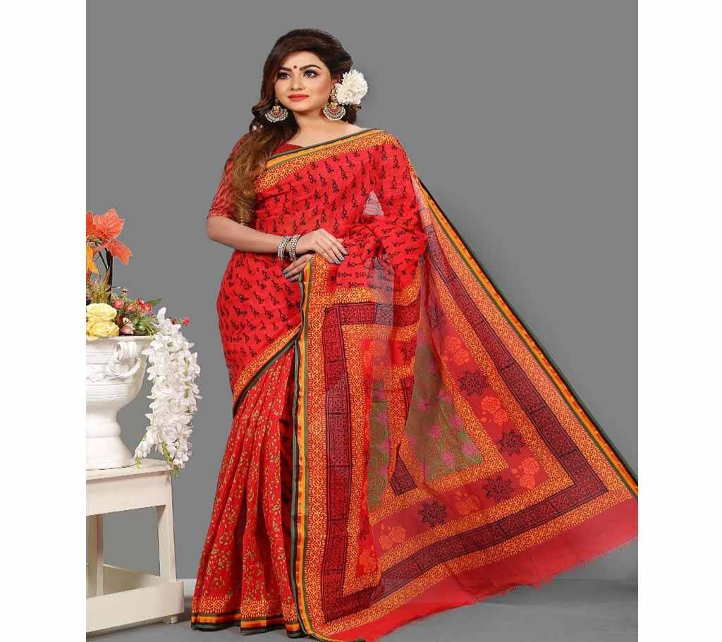 Cotton Kota  Block Saree for Woman bois-304