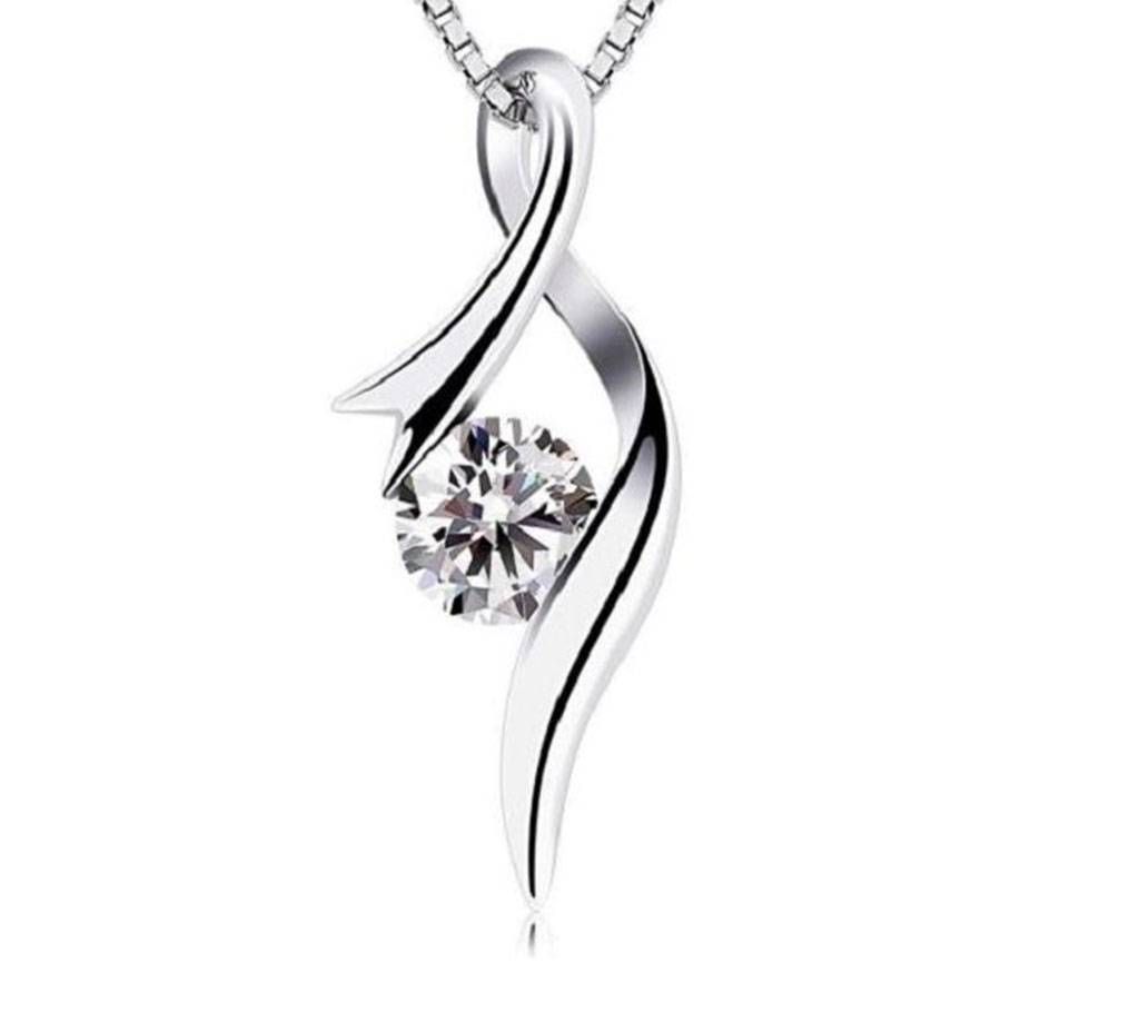 Silver Color Retro Pendant Necklace