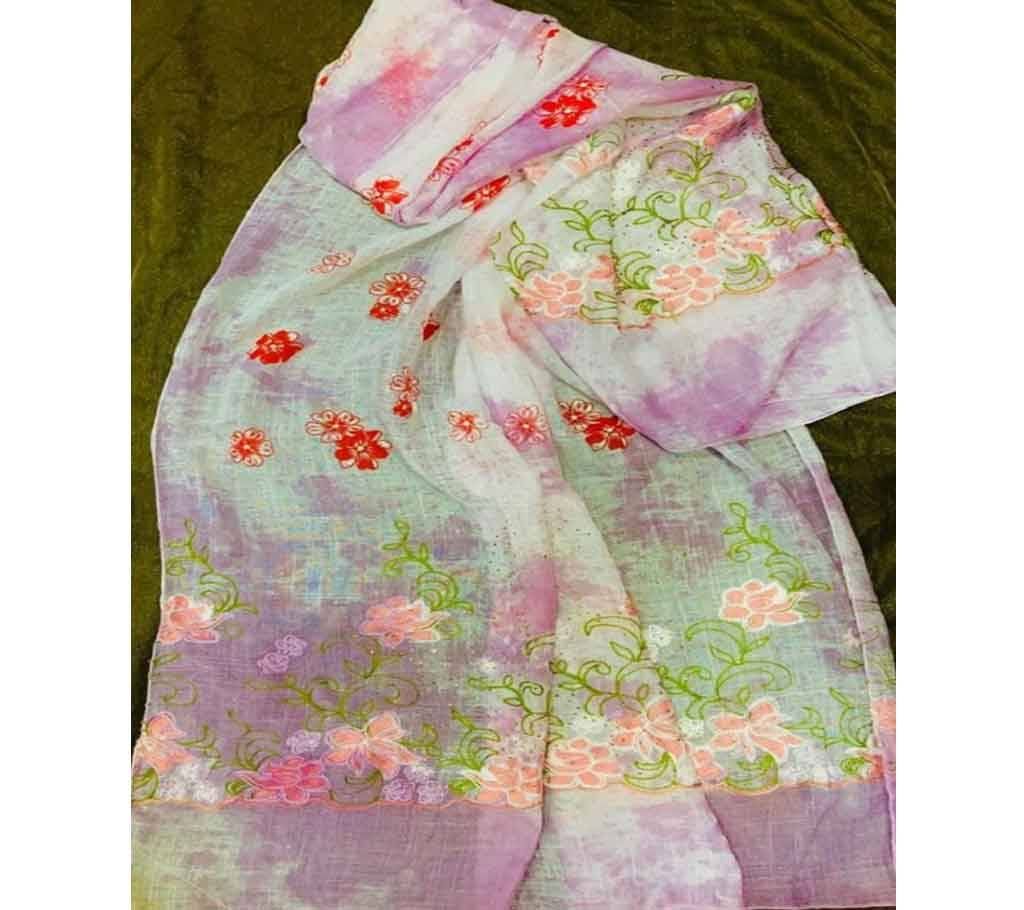 Original boutique hijab with embroidery works