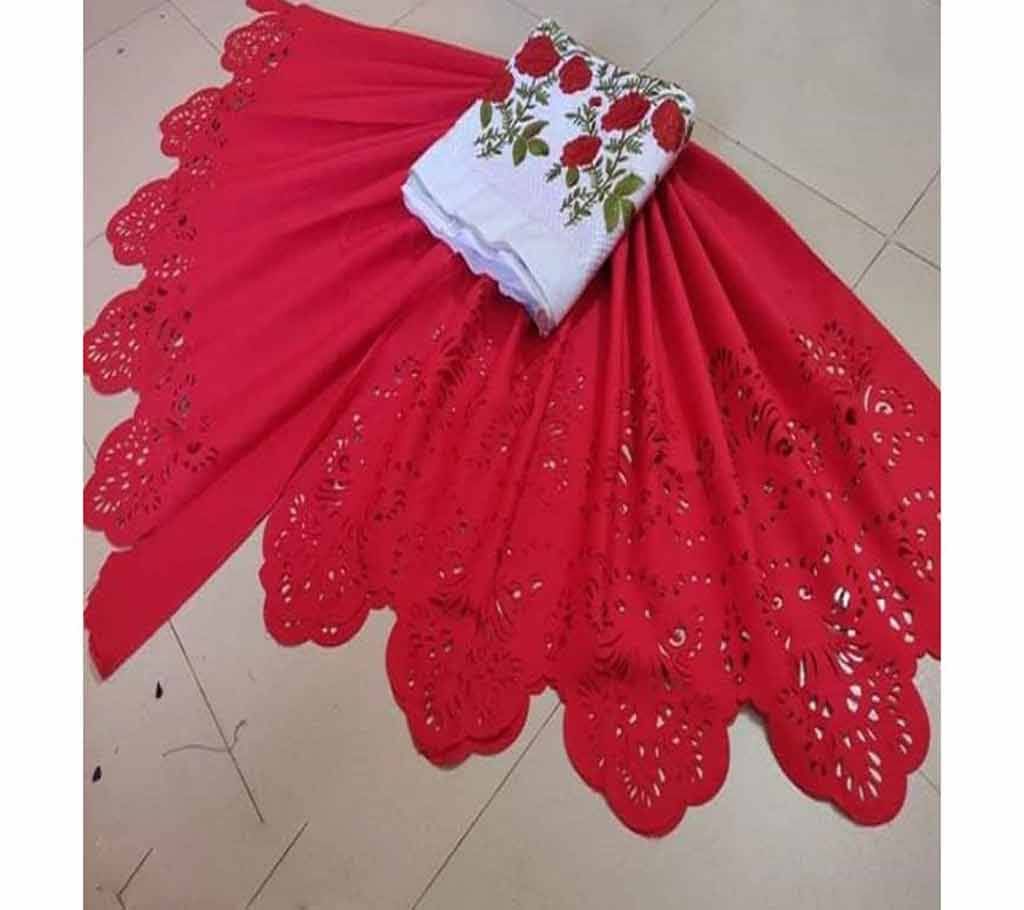 Unstitched PAKISTANI LASAR CUT TWO PIECE SALWAR KAMEEZ-7