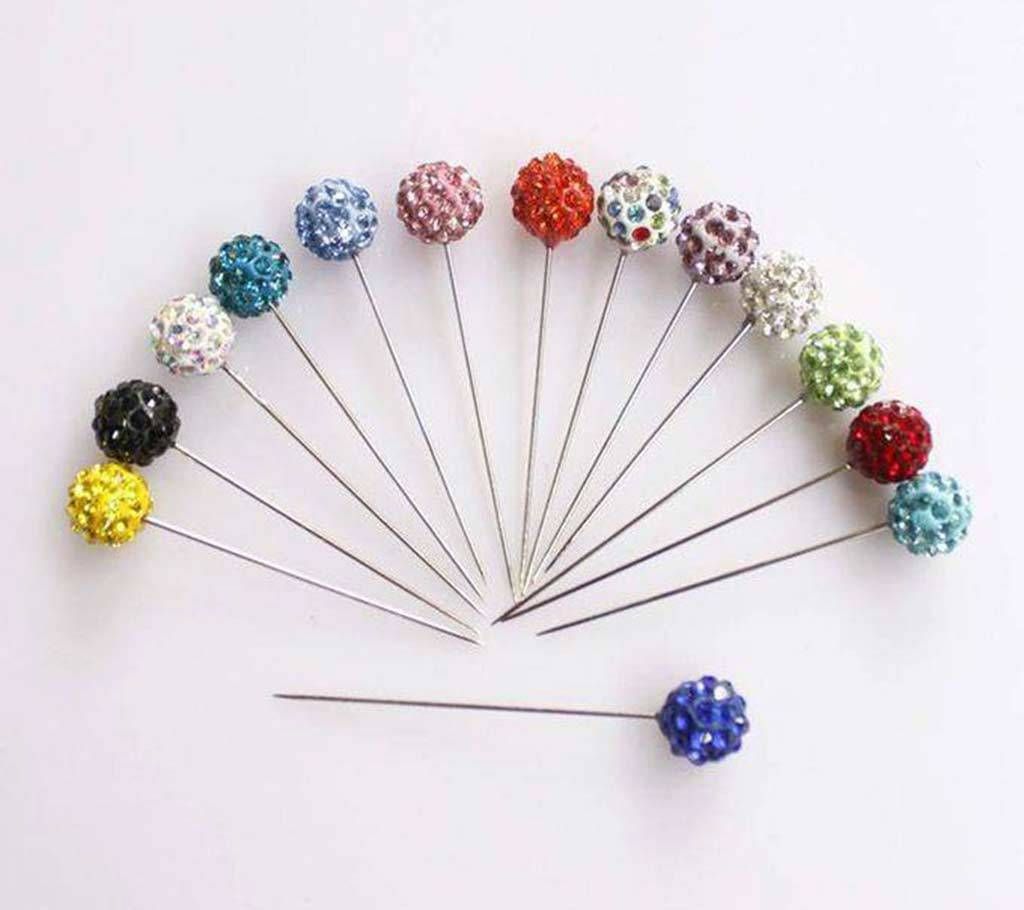 Floral Crystal Headband For Women - 30pc
