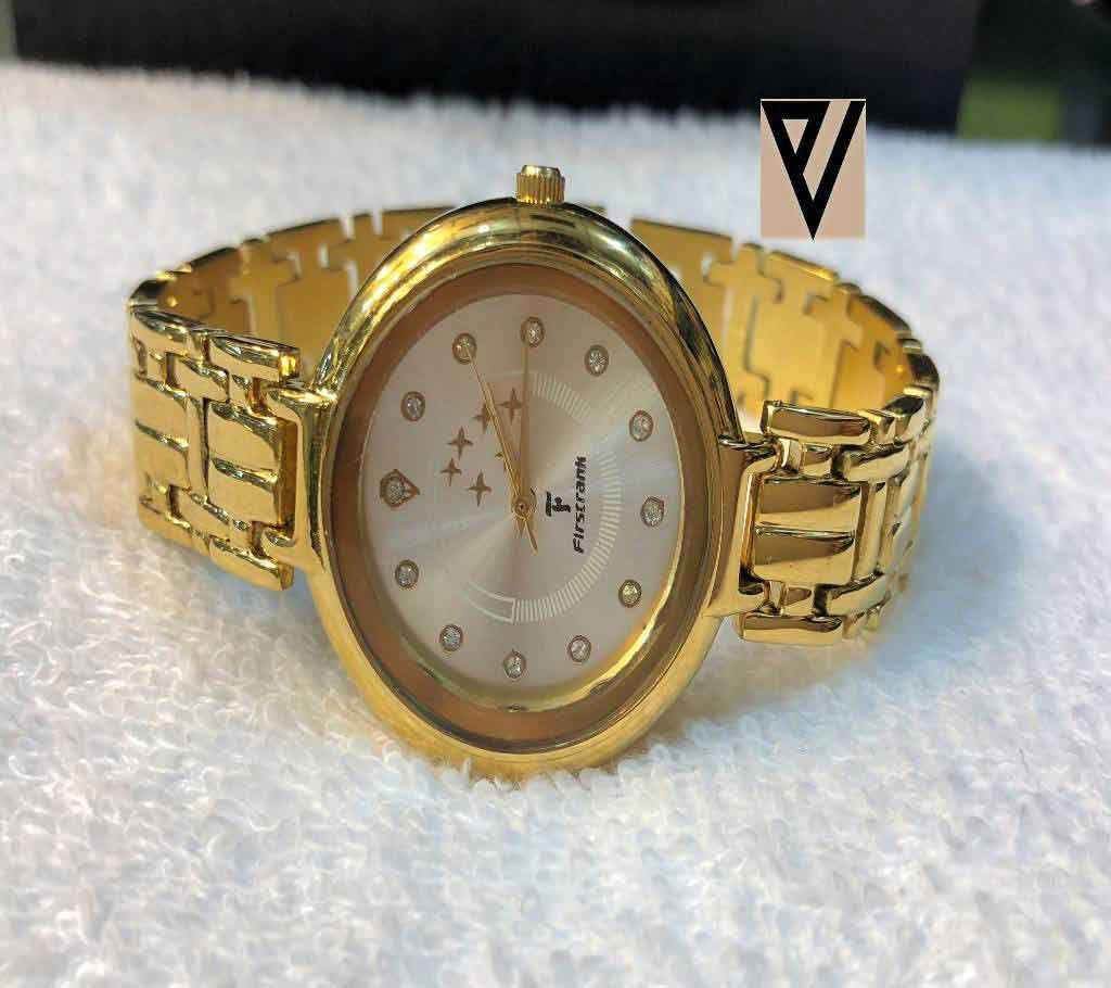 Fastrack Ladies Golden Chain Watch (Copy)