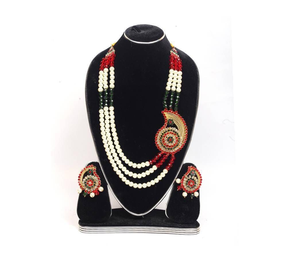 Artificial Perl Necklace Set