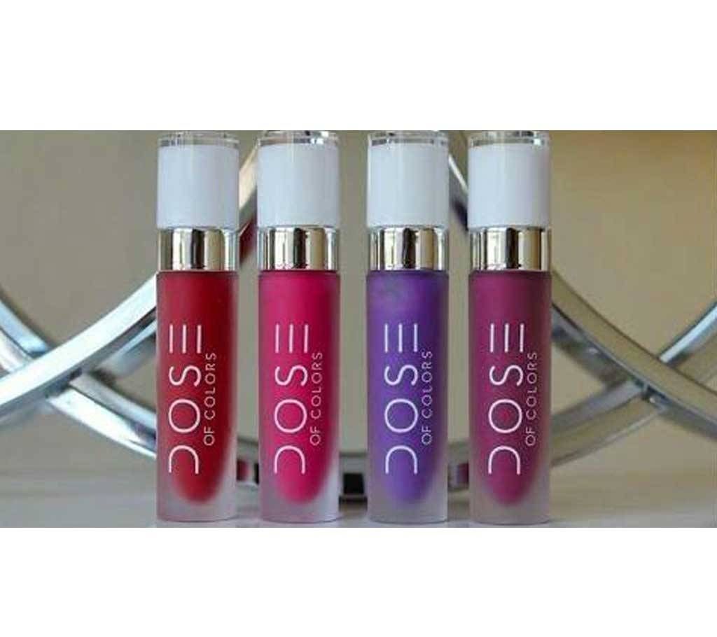 Dose Of Colors Liquid matte lipstick - 4 Pcs (UK)