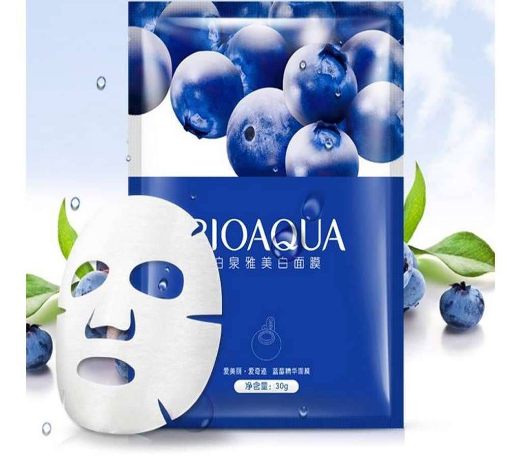 BIOAQUA Facial Sheet Mask: Blue Berry Wonder -South Korea 
