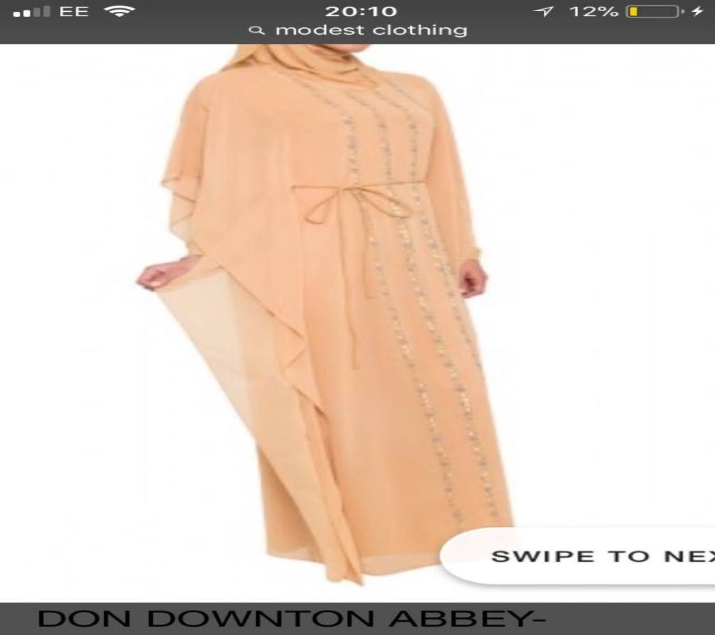 single part abaya