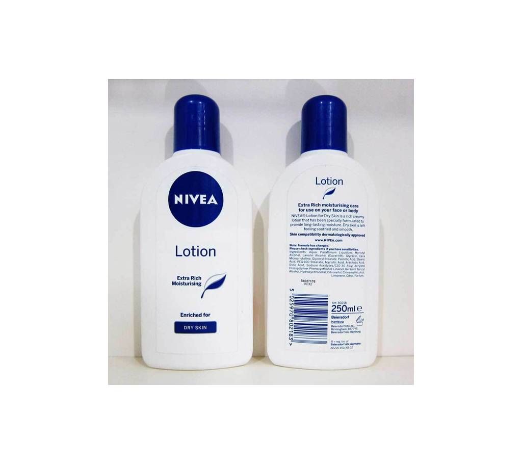 Nivea Lotion for Dry skin- 250ml - UK
