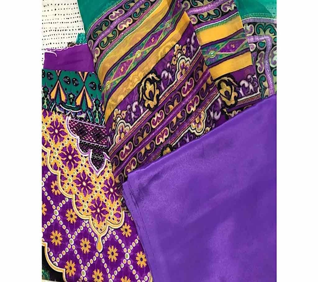 Unstitched Indian three pieces