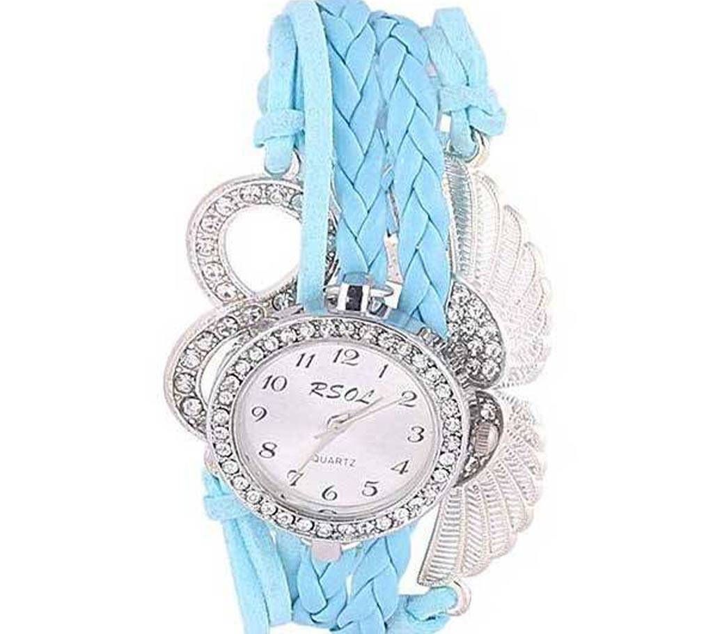 Analog Watch for Women - Silver and Pink