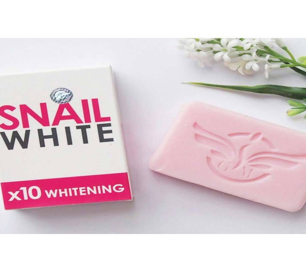 SNAIL WHITE X10 Whitening Soap - 70 gm - Thailand