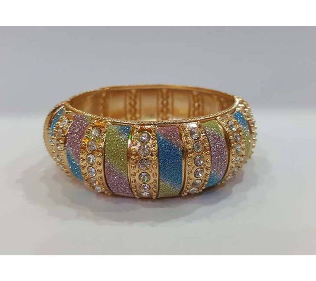 Gold Plated Stone Setting Bracelet For Women