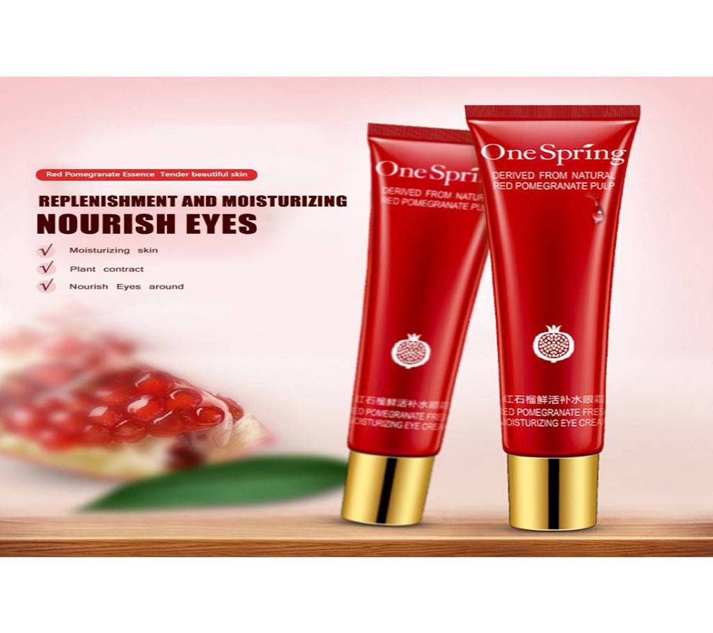 One spring Red Pomegranate Eye China