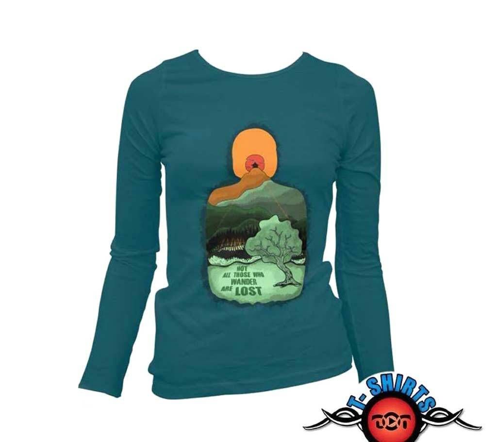Wanderer  Full Sleeve Ladies T-Shirt