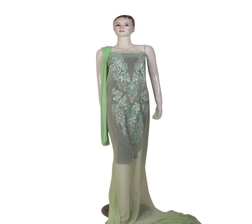 Embroidered and Bits worked Gorgeous Thee Piece