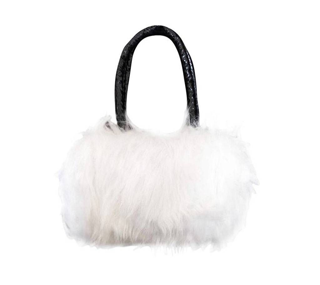 Ladies Hand Bag (White Color)