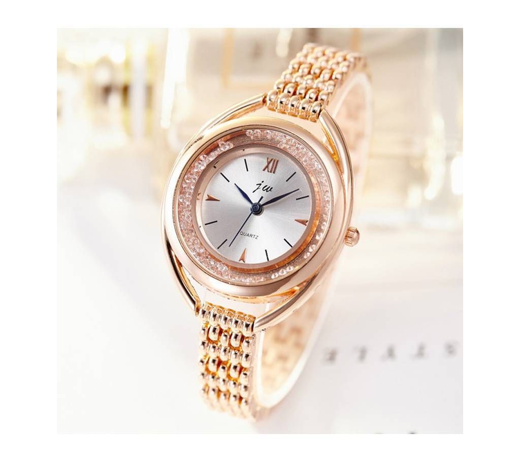 Rose Gold Wrist Watch For Women
