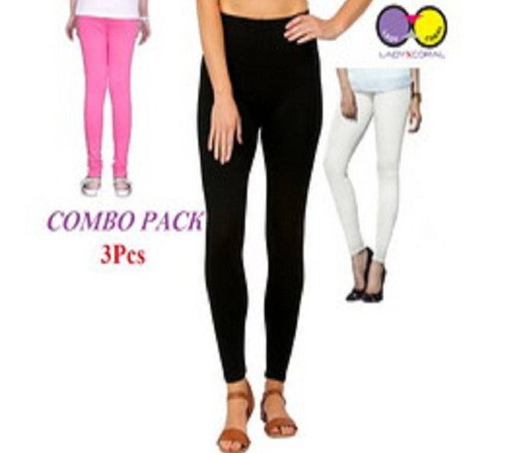 Cotton Leggings  - pack of 3pcs 