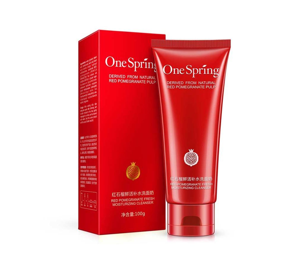 Onespring Red pomegranate Face wash  100gm