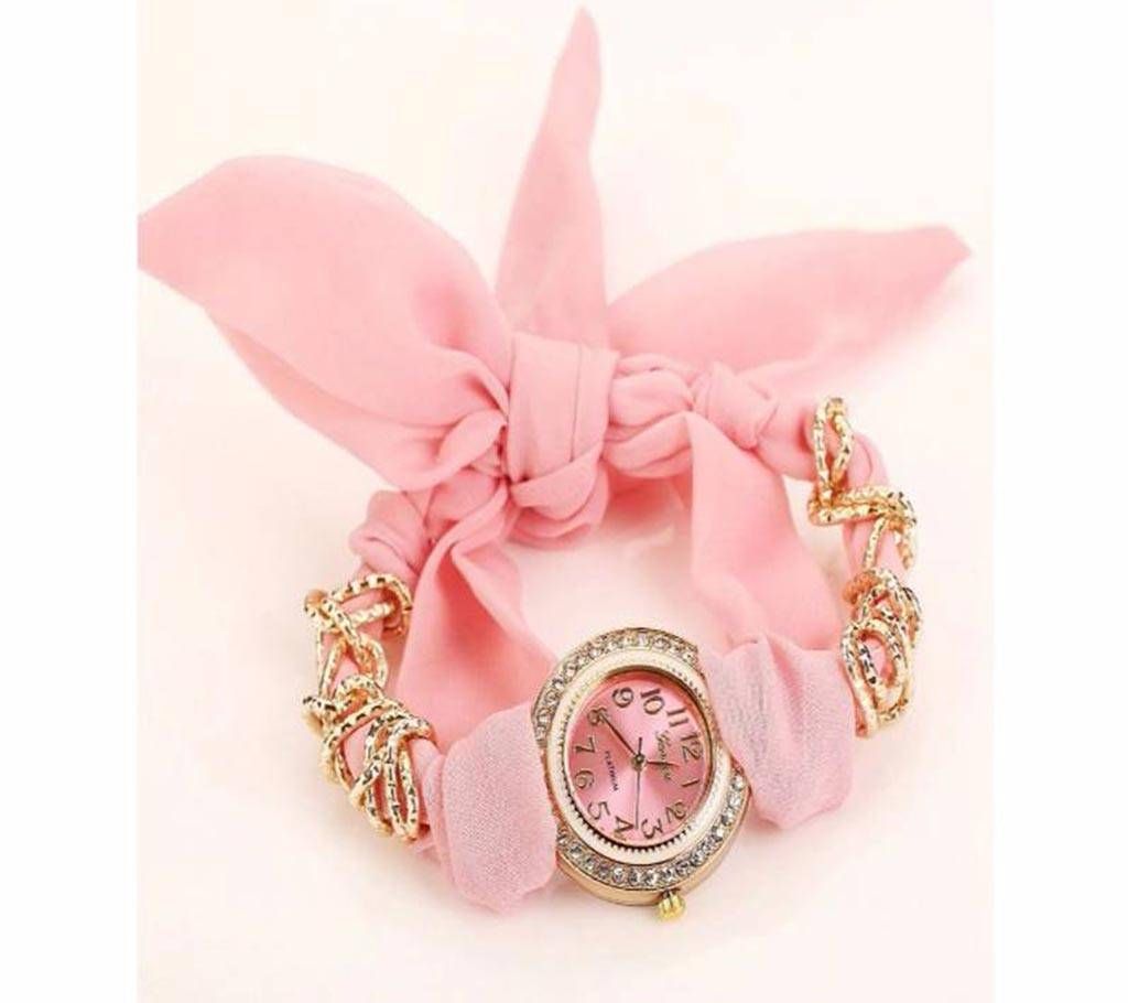 Women's Strap Cloth Bracelet Wrist Watch