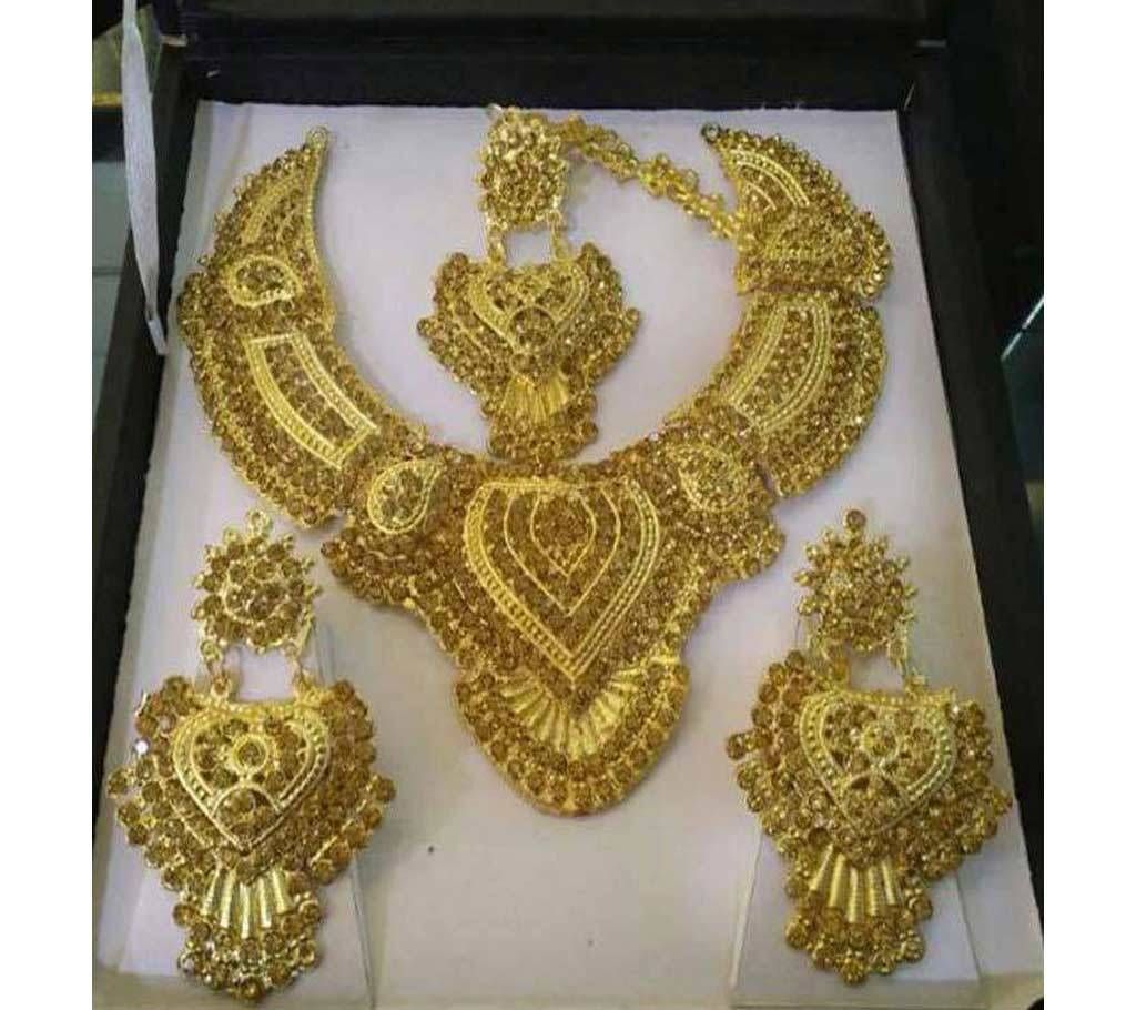 Gold Plated Cristal Jewelry Set