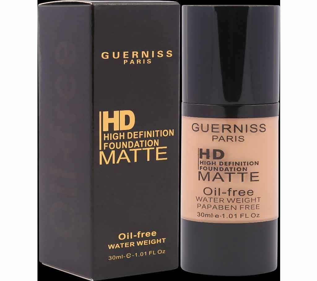 10. Guerniss HD Matte Foundation (New)