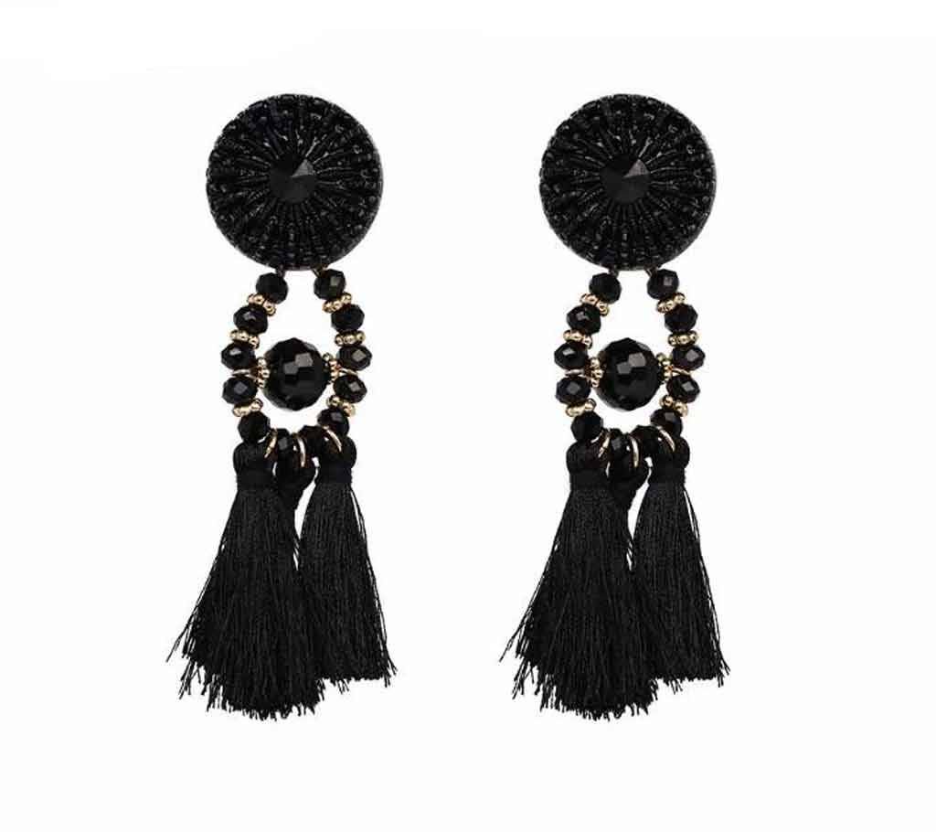 Fashion Elegant long tassel crystal Earrings for Women