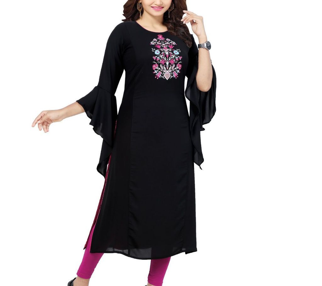 Lilen Stitched Embroidery Kurti