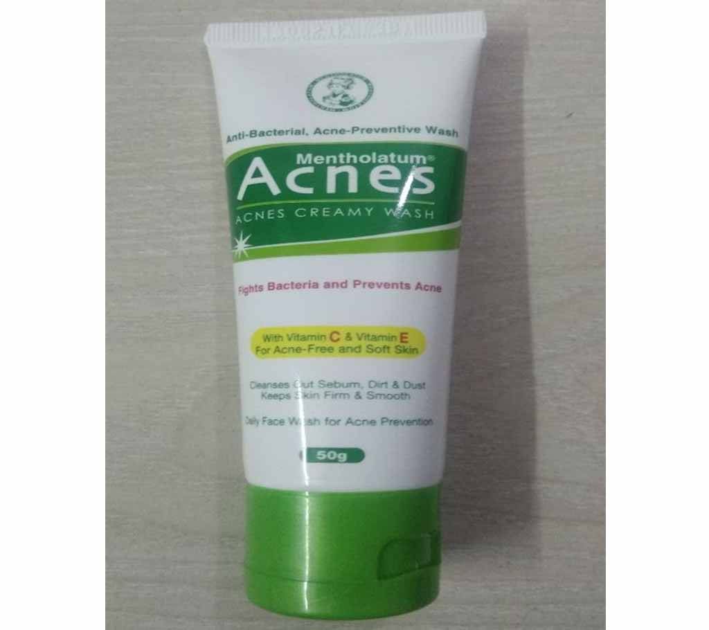 Acnes Creamy Wash (Face Wash) - 50 Gm-japan
