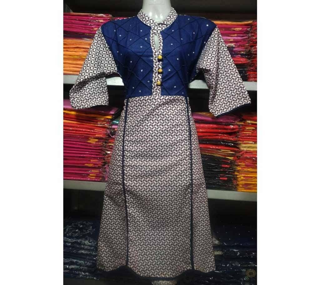 Stitched Cotton Single Piece 