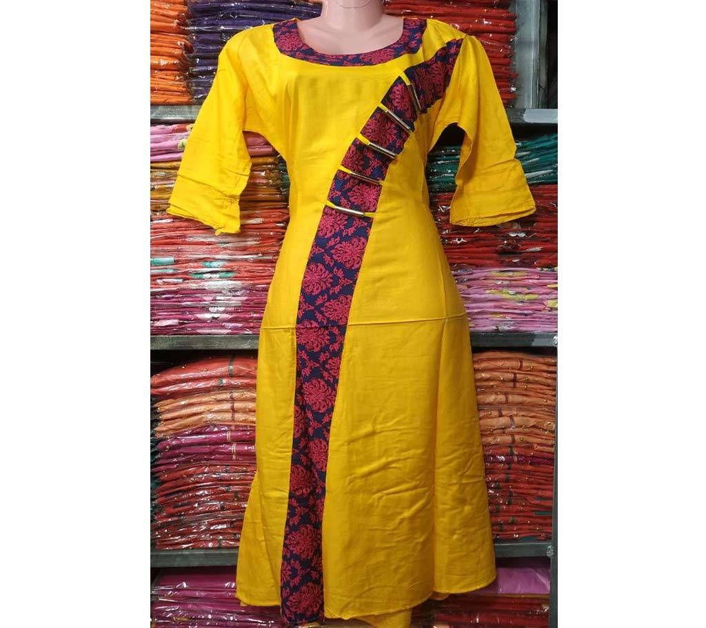 site cross long Kurti for women 