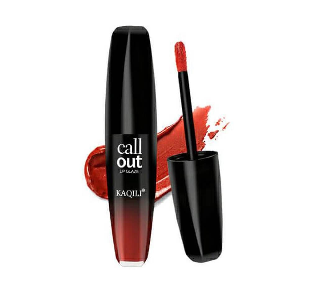   KAQILY CALL OUT LIP GLAZE PUMPKIN RED-26.5gm-China 