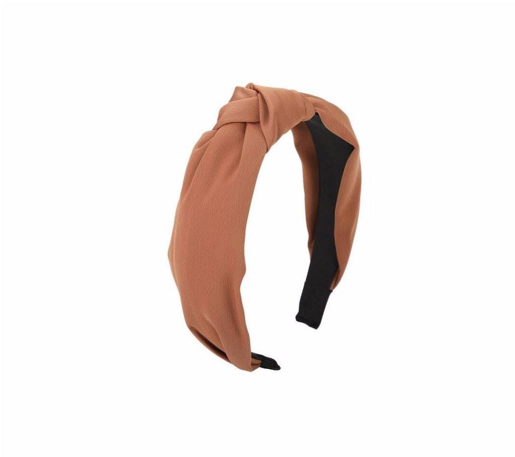Solid Knotted Fabric Cute Headband For Women