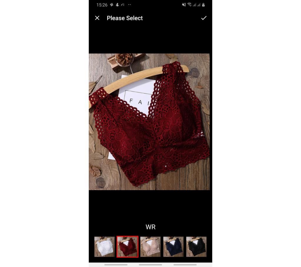 soft lace bra