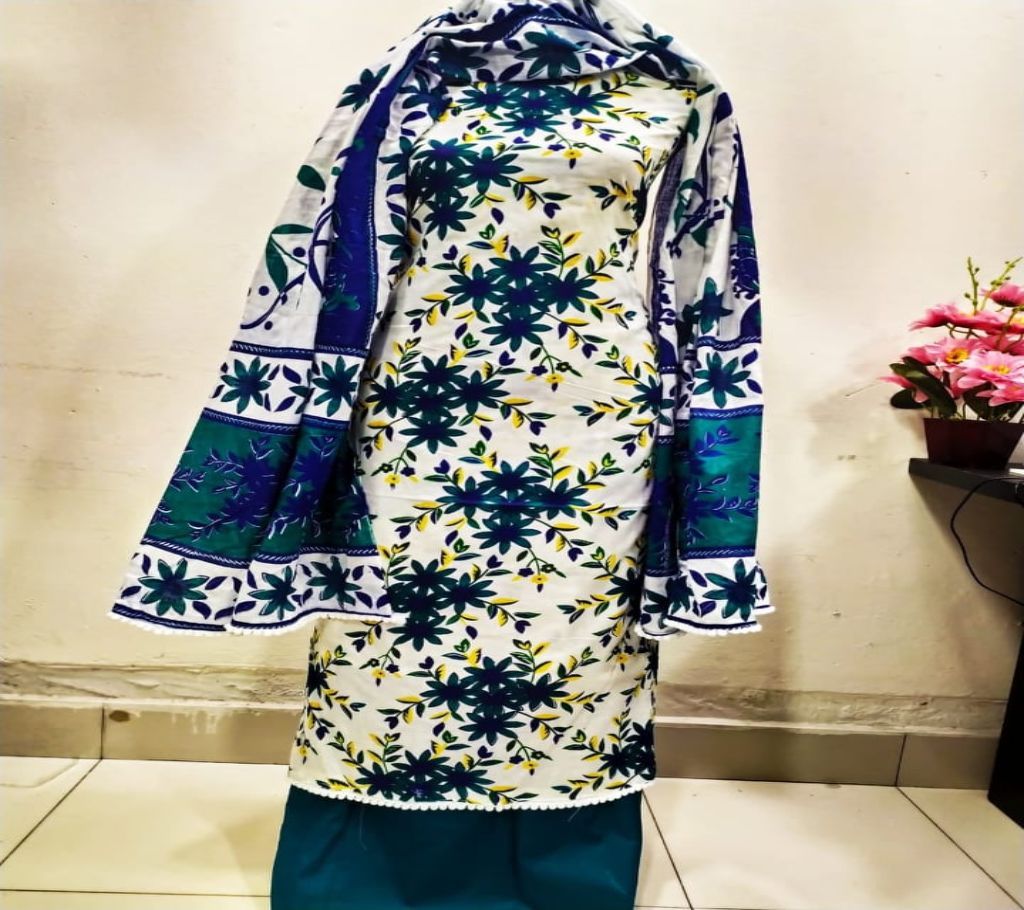 Skin Print Cotton Four Piece 130