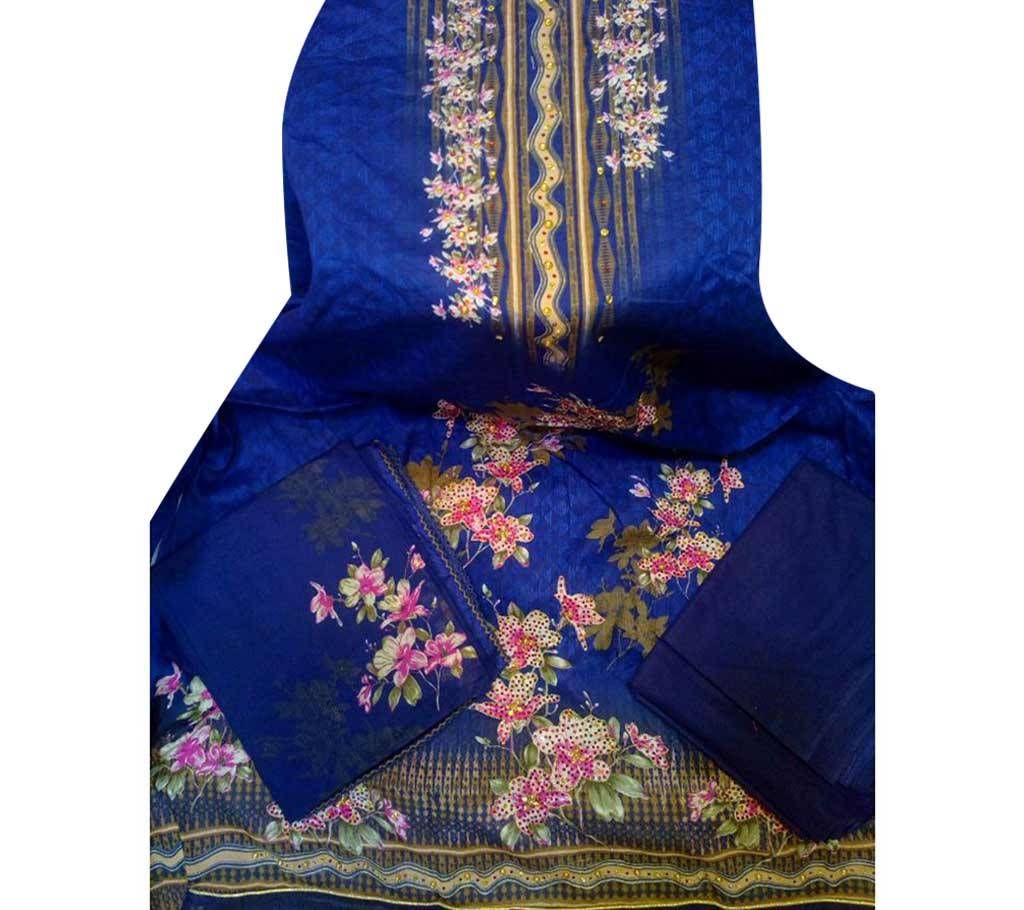 Unstitched cotton boutiques three piece 04
