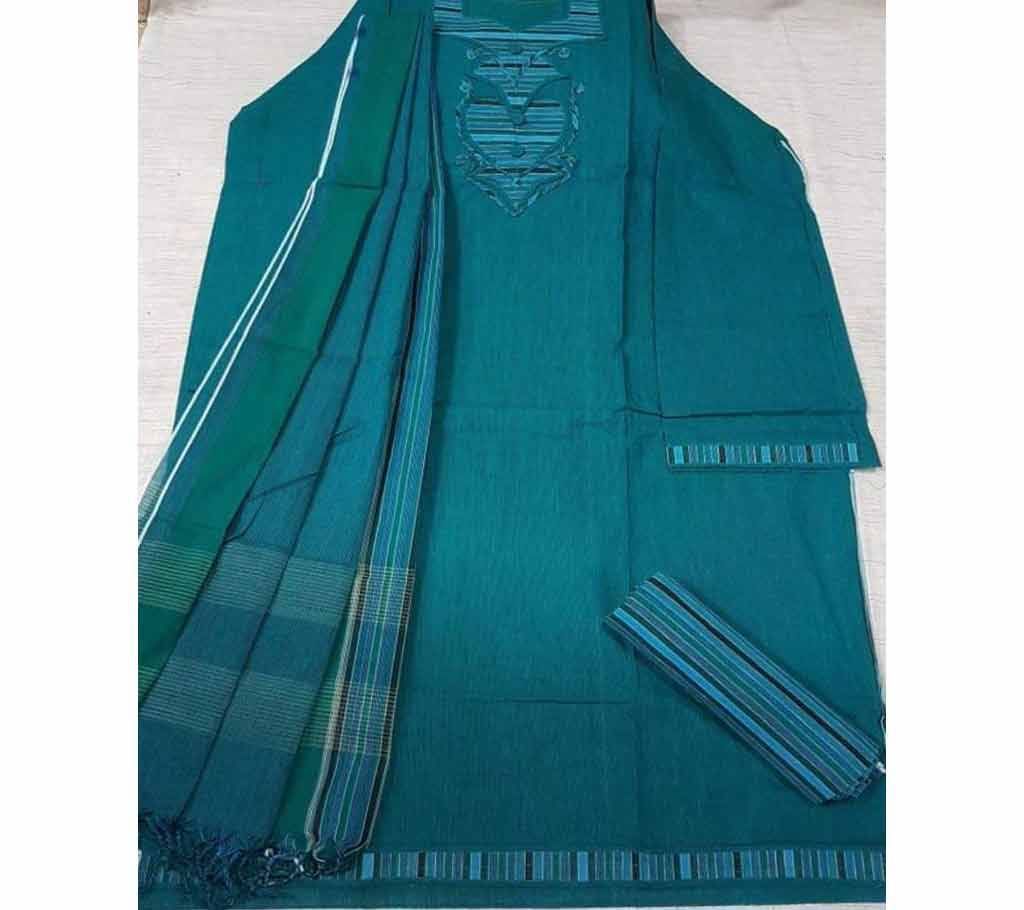 Jamdhani Cotton with Design Shalwer Kameez for Women-7