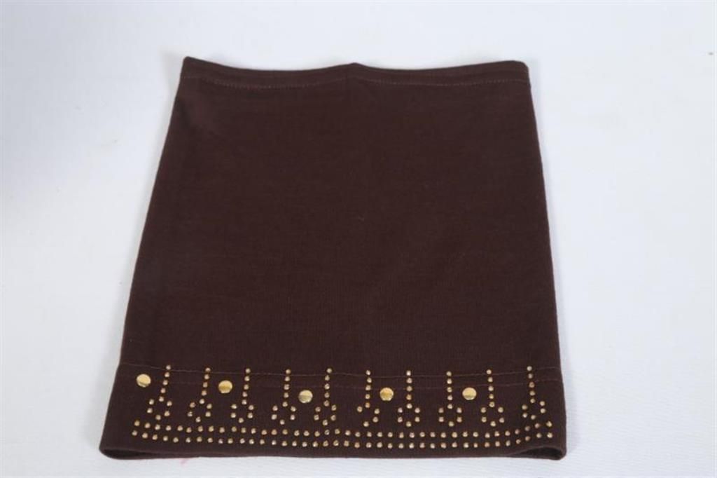 Coffee Color Cotton Tube Hijab Cap