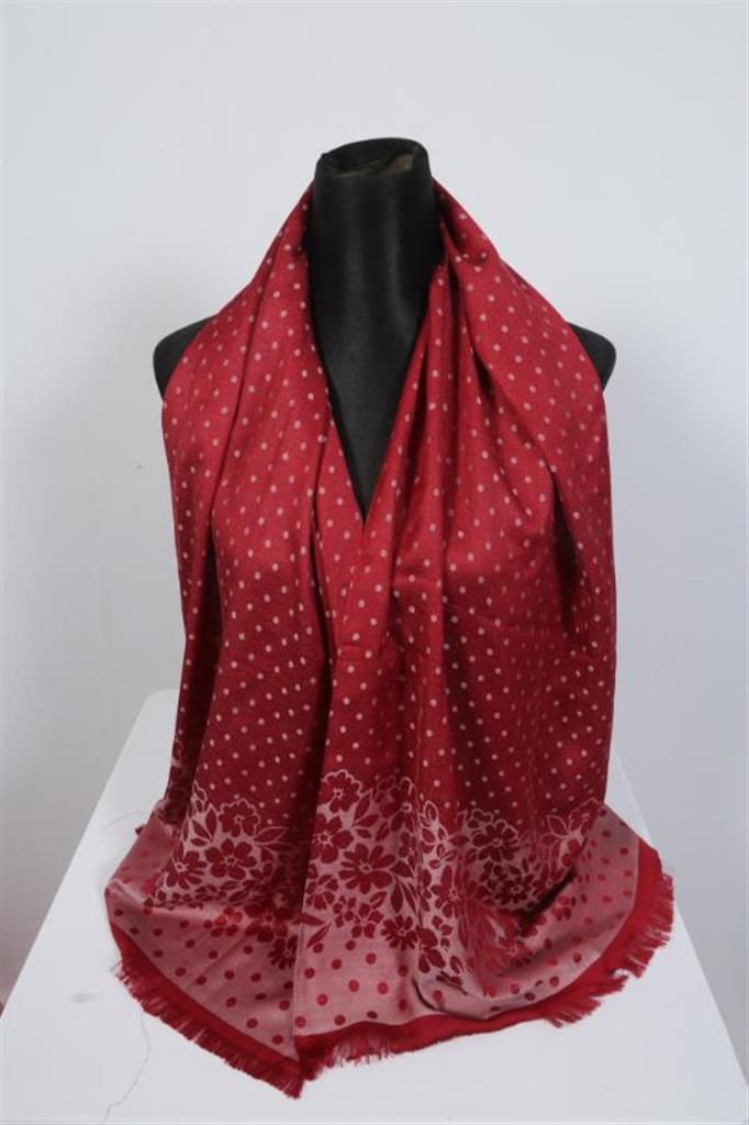 Maroon Color Pasmina Silk Shawl
